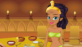 Princesse au spa égyptien