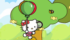 Hello Kitty et les bonbons