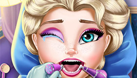 Reine Elsa chez le dentiste
